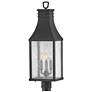 5_Beacon Hill 26 1/4"H Museum Black 3-Light Outdoor Post Light more views