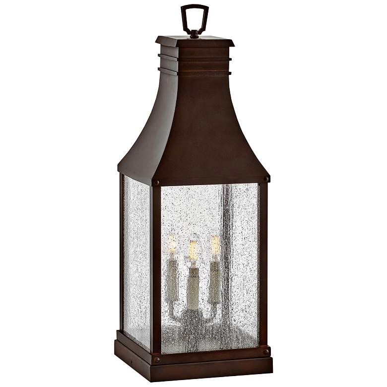 Image 1 Beacon Hill 26 3/4"H Blackened Copper Outdoor Pier Mount