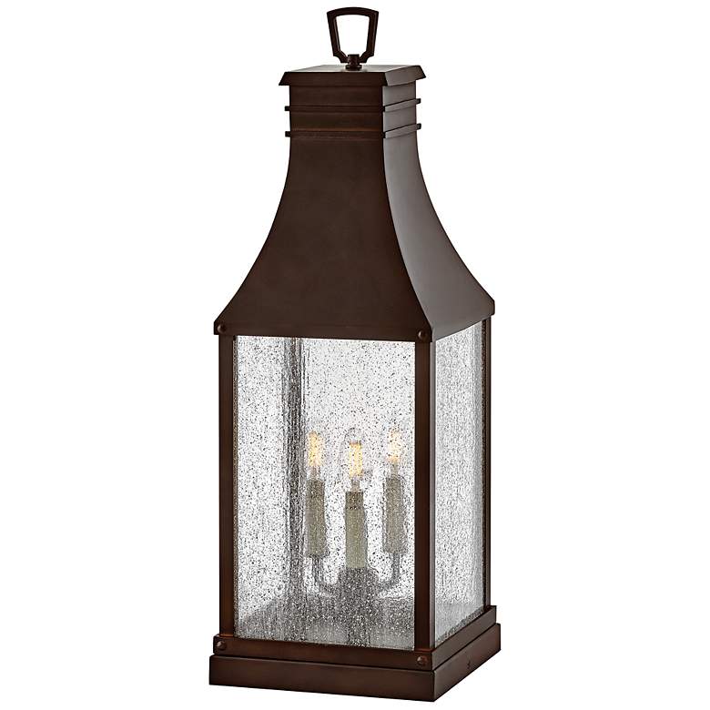 Image 6 Beacon Hill 26 3/4"H Blackened Copper Outdoor Pier Mount more views