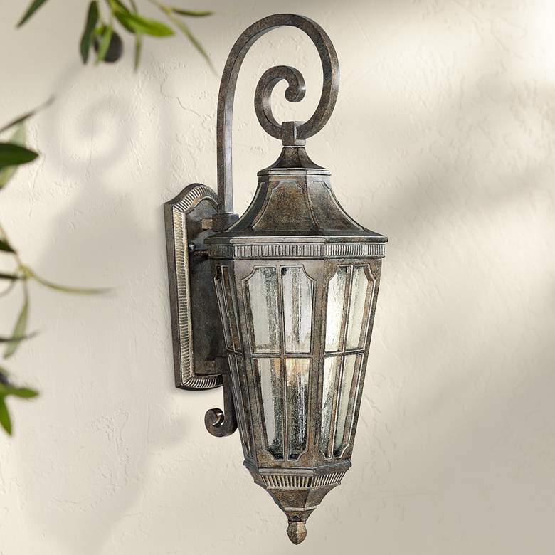 Image 1 Beacon Hill Collection 30 1/2 inch High Outdoor Wall Light