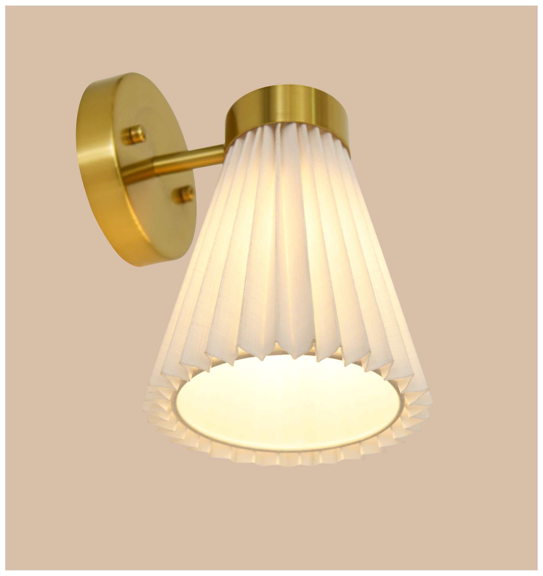 Image 6 Beacon Lighting Amore 1Lt Aged Brass Wal more views