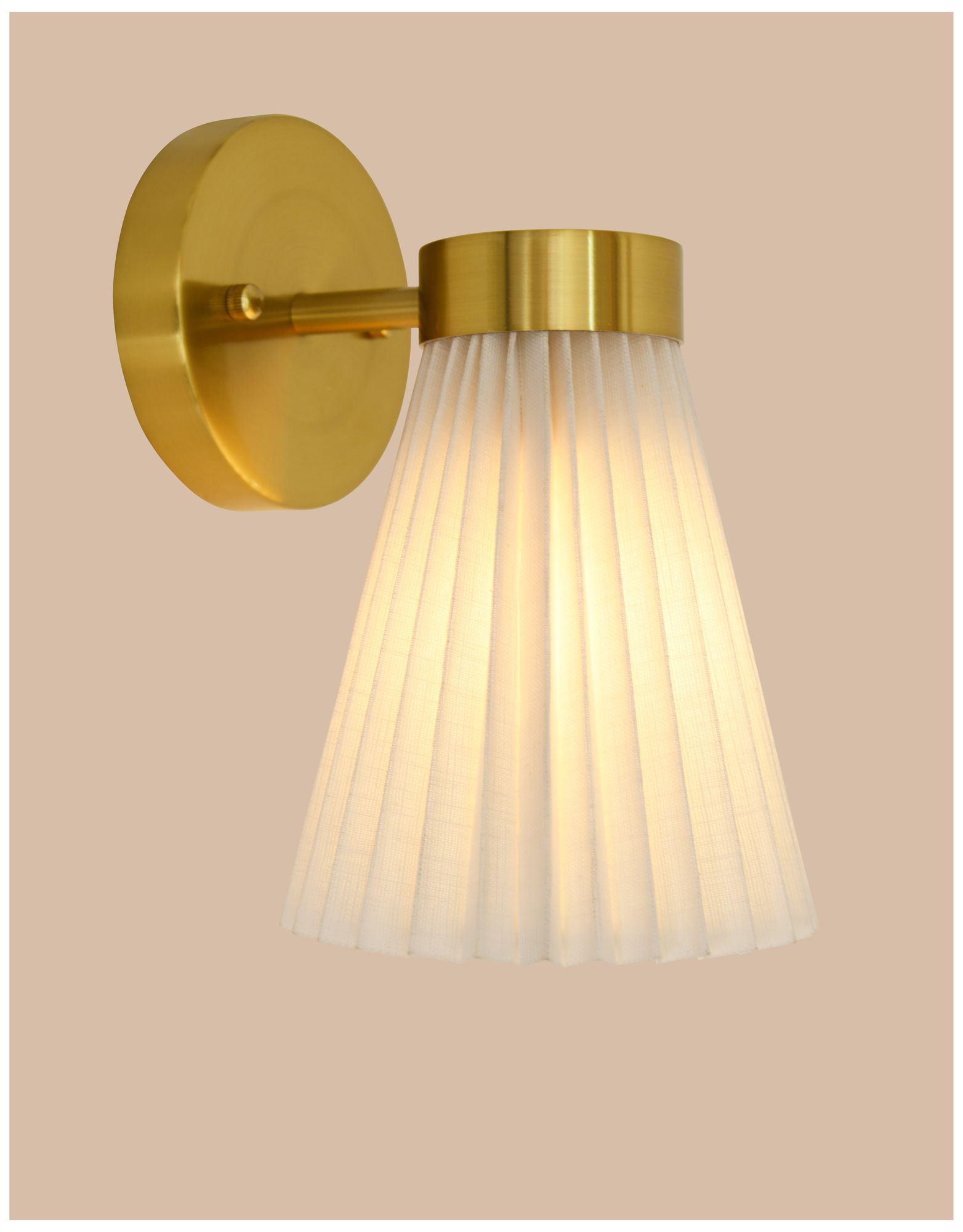 Image 7 Beacon Lighting Amore 1Lt Aged Brass Wal more views