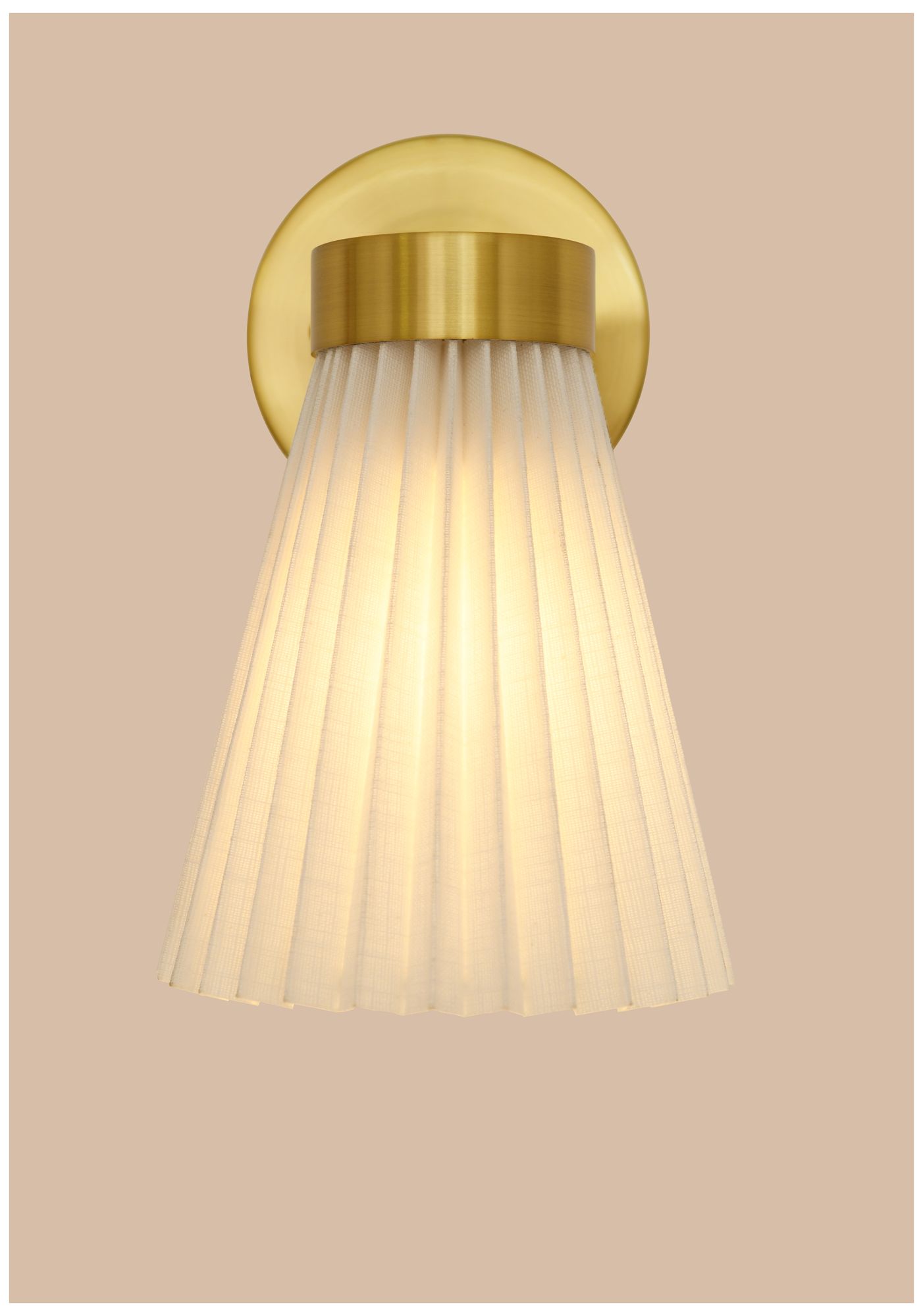 Beacon Lighting Amore 1Lt Aged Brass Wal