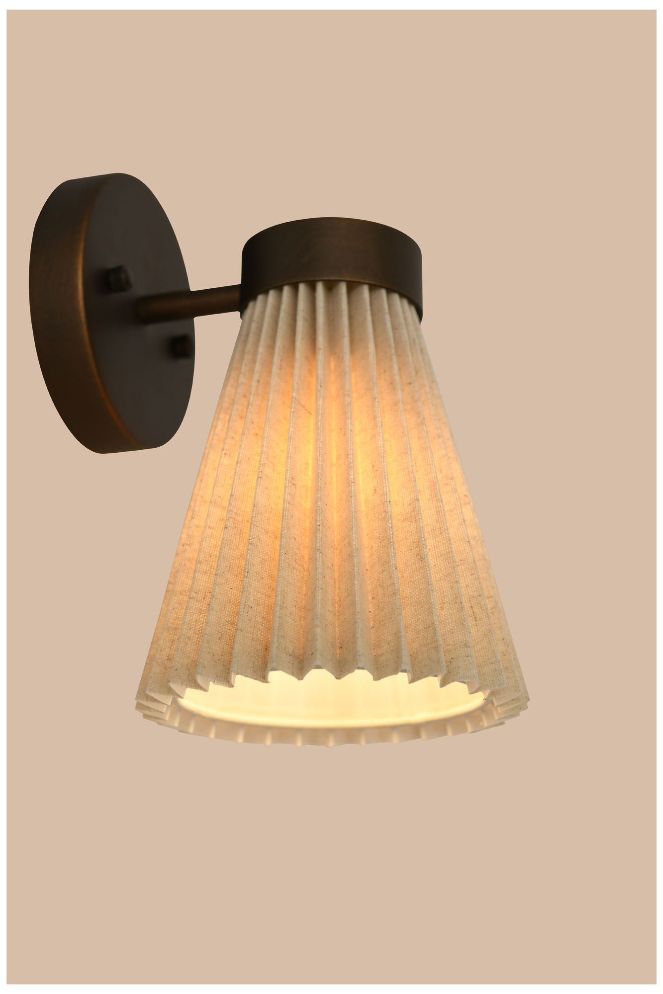 Image 6 Beacon Lighting Amore 1Lt Bronze Wall Sc more views