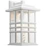 1_Beacon Square 1-Light 17.5-in White Outdoor Wall Light
