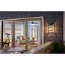 4_Beacon Square 1-Light 17.5-in White Outdoor Wall Light more views