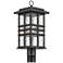 Beacon Square 20.75" 1-Light Outdoor Post Light with in Textured Black