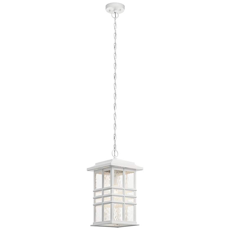 Image 1 Beacon Square 9.5" 1 Light Pendant White