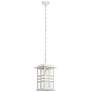 1_Beacon Square 9.5" 1 Light Pendant White