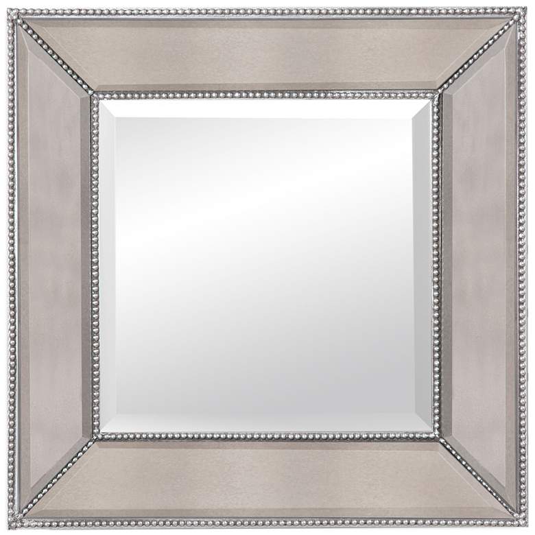 Image 1 Beaded 24"H Glam Styled Wall Mirror