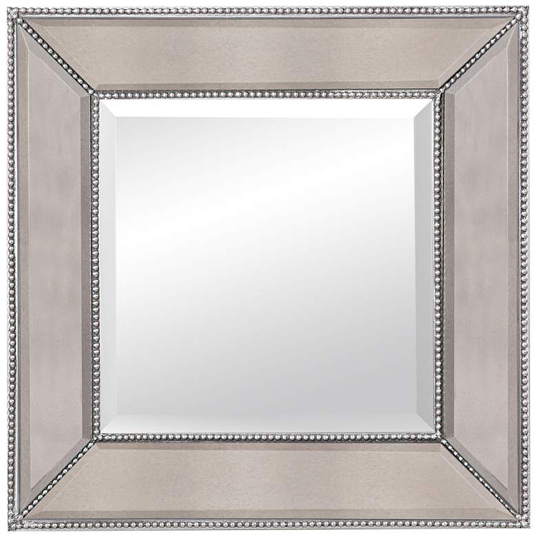 Image 1 Beaded 24 inchH Glam Styled Wall Mirror