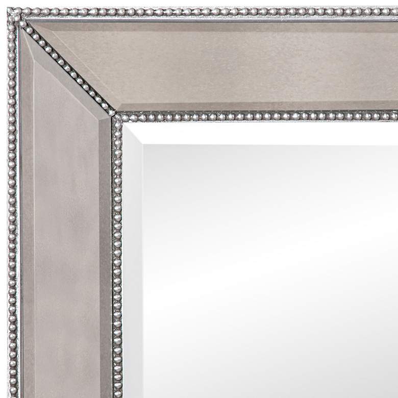 Image 2 Beaded 24"H Glam Styled Wall Mirror more views