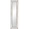Beaded 80" Silver Floor Mirror