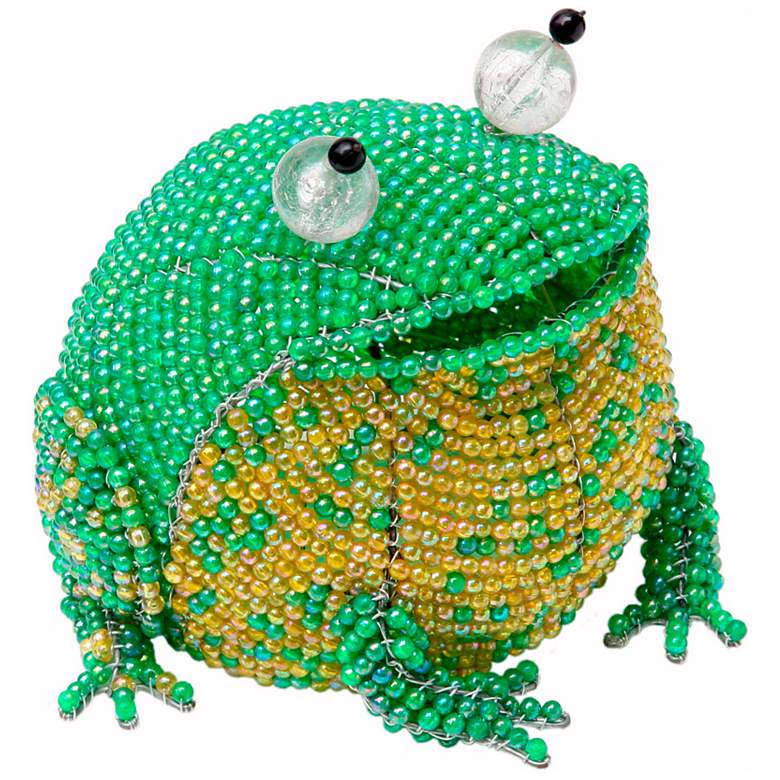 Image 1 Beadworx Frog Hand-Crafted Beaded Night Light