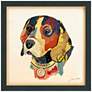 2_Beagle Closeup 17" High Dimensional Collage Framed Wall Art