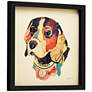 4_Beagle Closeup 17" High Dimensional Collage Framed Wall Art more views