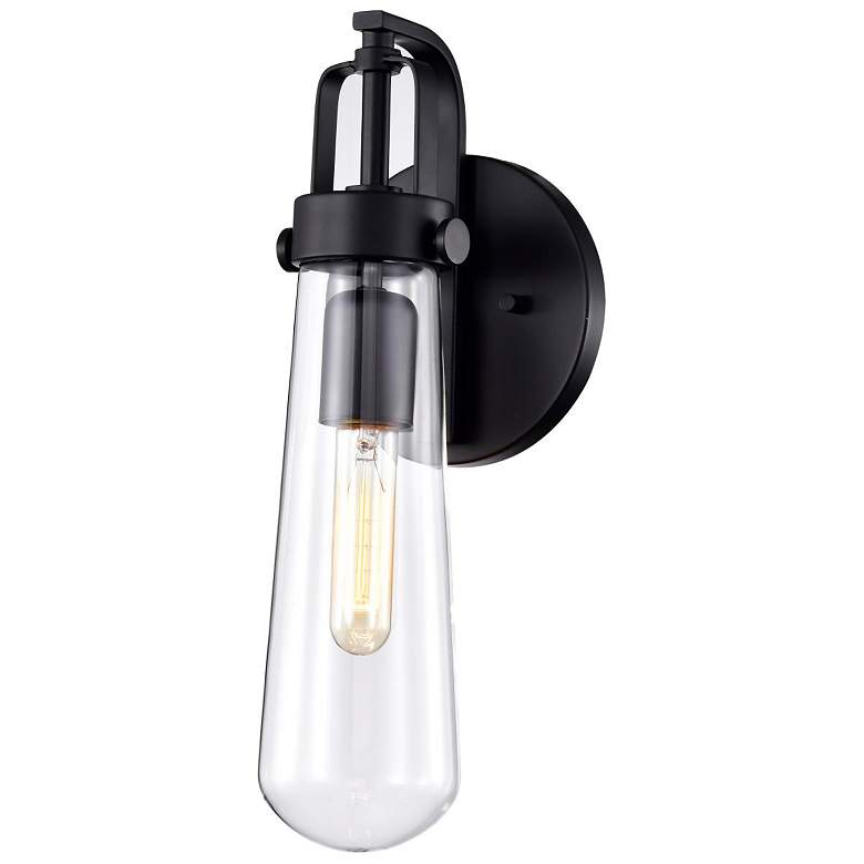 Image 3 Beaker; 1 Light; Wall Sconce with Clear Glass more views