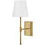 1_Beale 19 1/4" High Lacquered Brass Wall Sconce