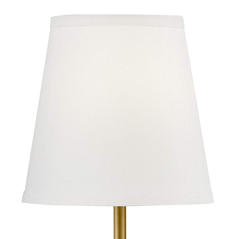 Image 2 Beale 19 1/4" High Lacquered Brass Wall Sconce more views