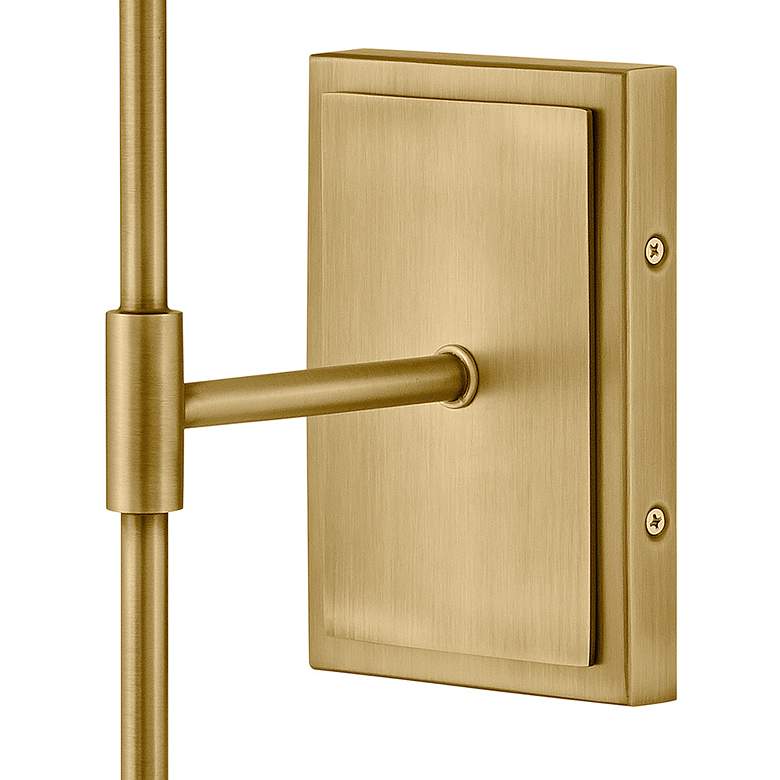 Image 6 Beale 19 1/4" High Lacquered Brass Wall Sconce more views