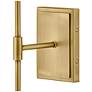 6_Beale 19 1/4" High Lacquered Brass Wall Sconce more views