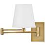 4_Beale Lacquered Brass Swing Arm Wall Lamp more views