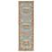 Beall Oriental Hand Knotted Blue Area Rug 2'-6" x 8'