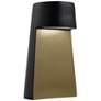1_Beam 12 1/2" Black Champagne Ceramic Portable LED Accent Table Lamp