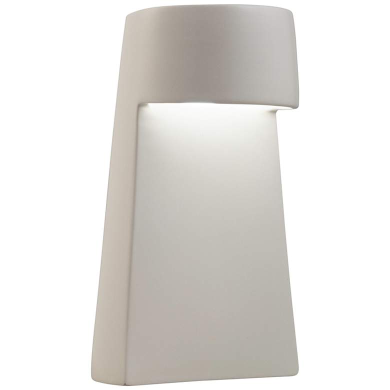 Image 1 Beam 12 1/2" High Bisque Ceramic Portable LED Accent Table Lamp