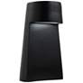 Beam 12 1/2" High Matte Black Ceramic Portable LED Accent Table Lamp