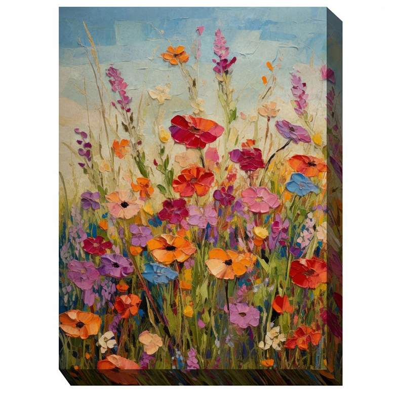 Image 1 Beaming Blossoms Outdoor Canvas Art