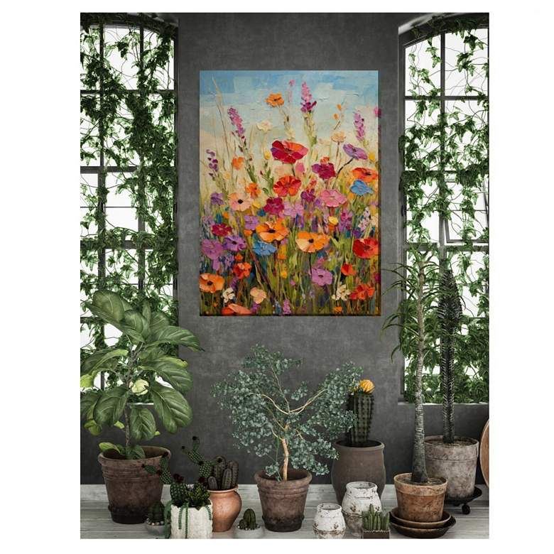 Image 2 Beaming Blossoms Outdoor Canvas Art more views