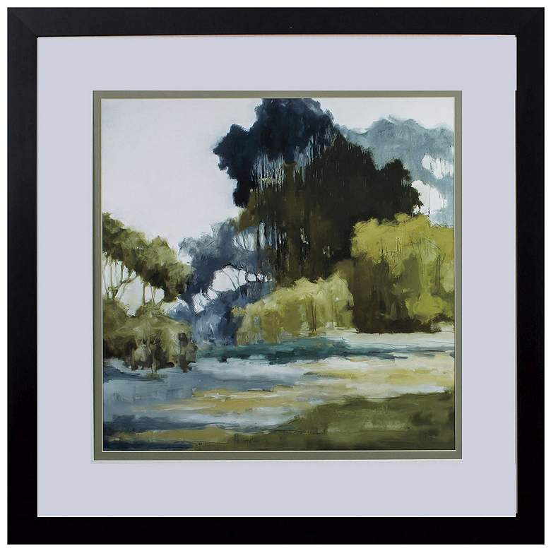 Image 1 Bean Fields Tall Trees 30"W x 30"H Framed Art