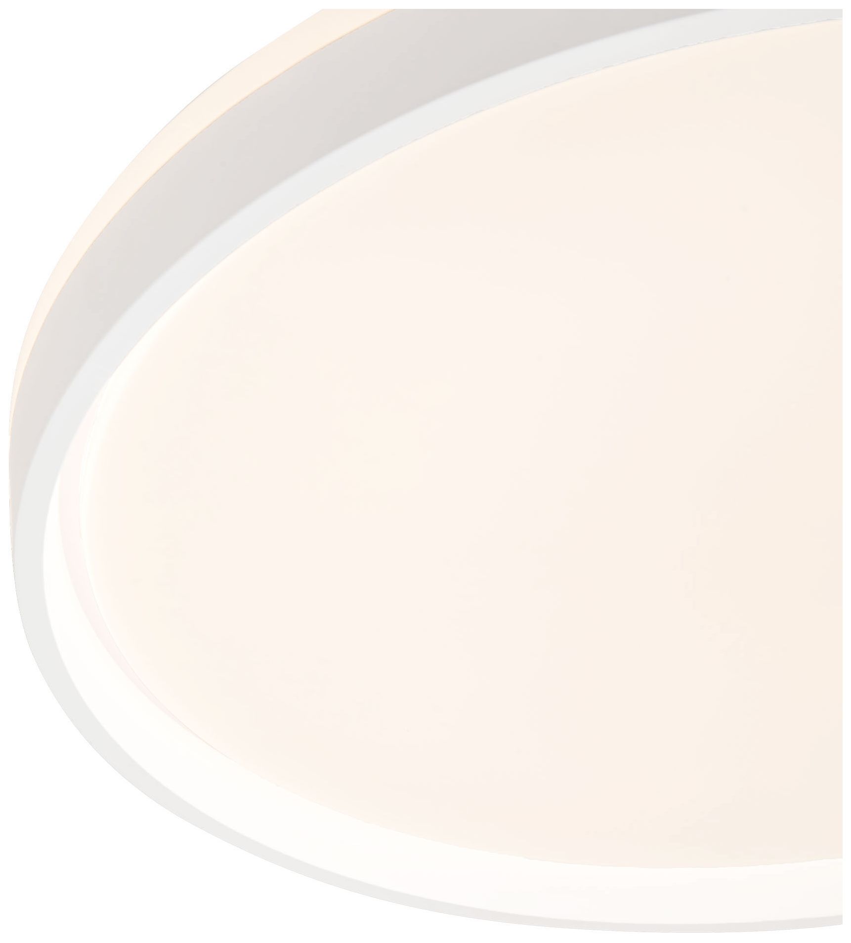 Image 5 Beanie 19-in White dimmable LED Flush Mount more views