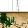 Thumbnail2 of Bear Lodge Giclee 24" Wide 4-Light Pendant Chandelier more views