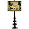 Bear Lodge Giclee Paley Black Table Lamp