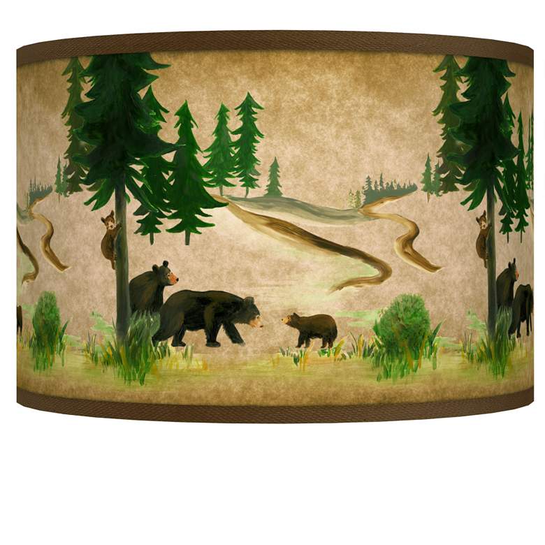 Image 1 Bear Lodge Giclee Shade 12x12x8.5 (Spider)