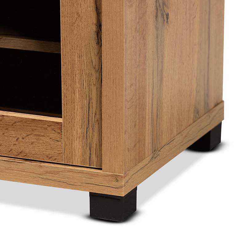 Image 4 Beasley 70 3/4" Wide Oak Brown Wood 1-Drawer TV Stand more views