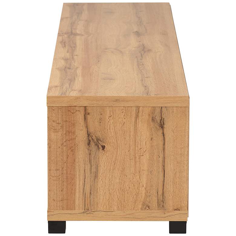 Image 7 Beasley 70 3/4" Wide Oak Brown Wood 1-Drawer TV Stand more views