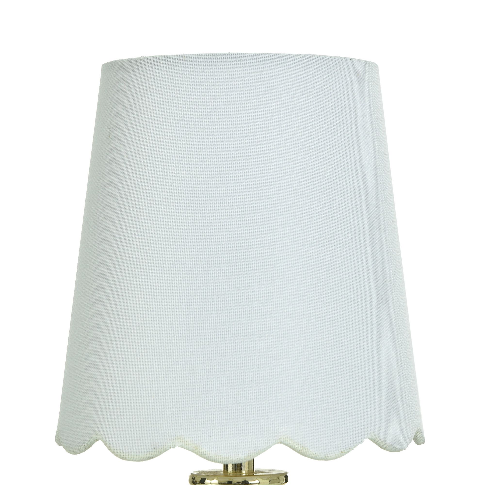 Image 4 Beatrice 13 3/4"H Crystal Table Lamp with Off-White Shade more views