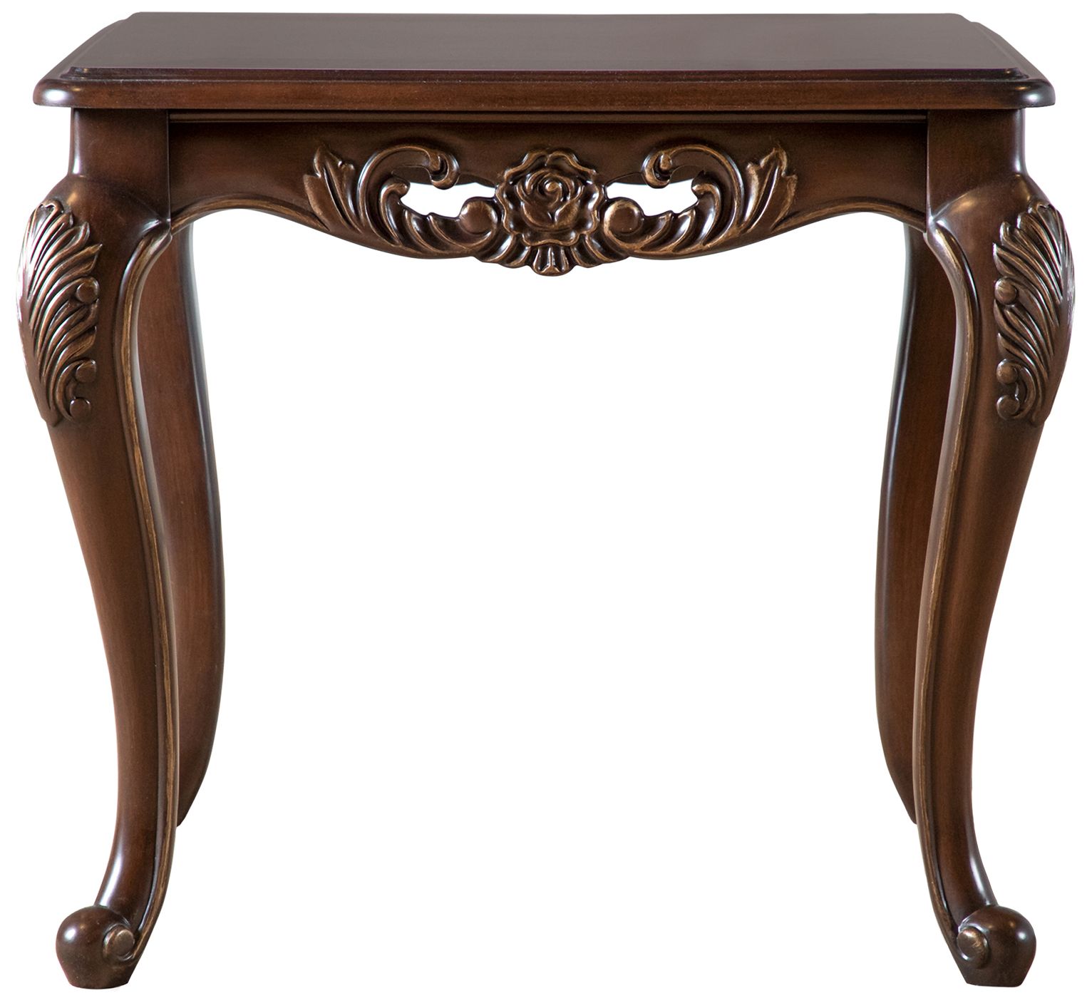 Beatrice 26" Wide Cherry Cabriole Legs End Table