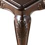 7_Beatrice 48" Wide Cherry Cabriole Legs Coffee Table more views