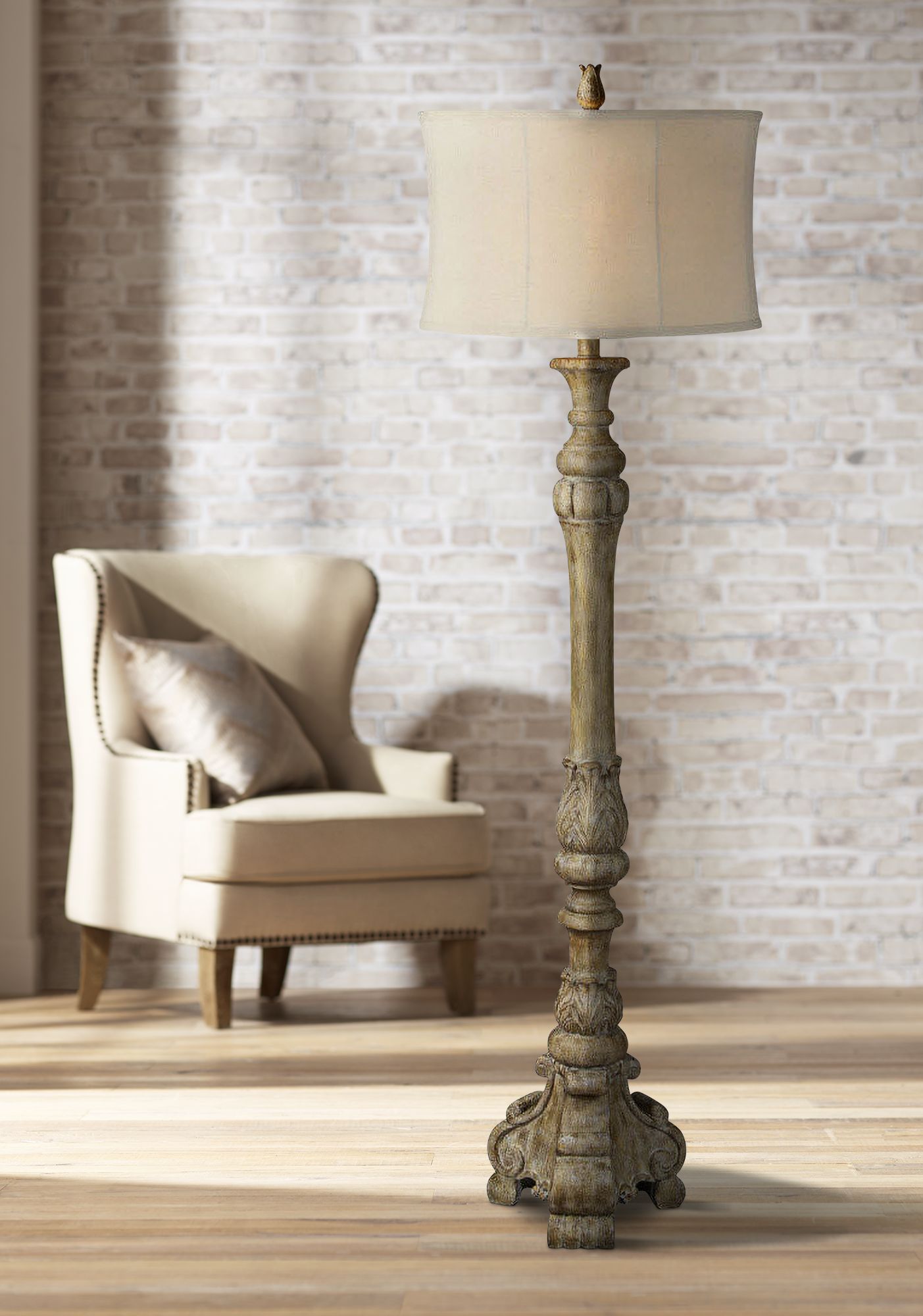 rustic country floor lamps