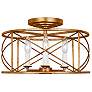 1_Beatrix 15" Wide Antique Gold 4-Light Ceiling Light