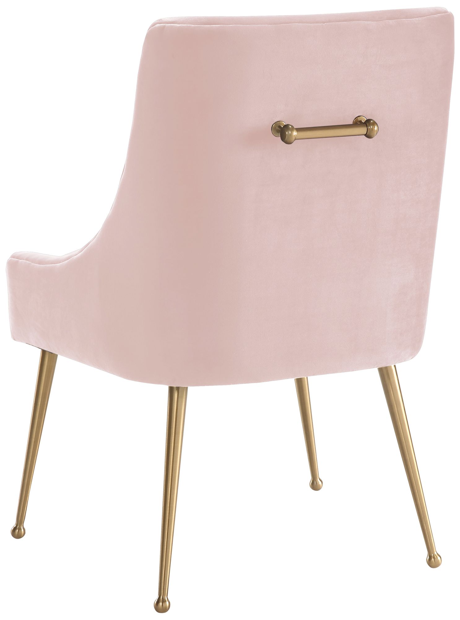 Image 2 Beatrix Blush Velvet Side Chair more views