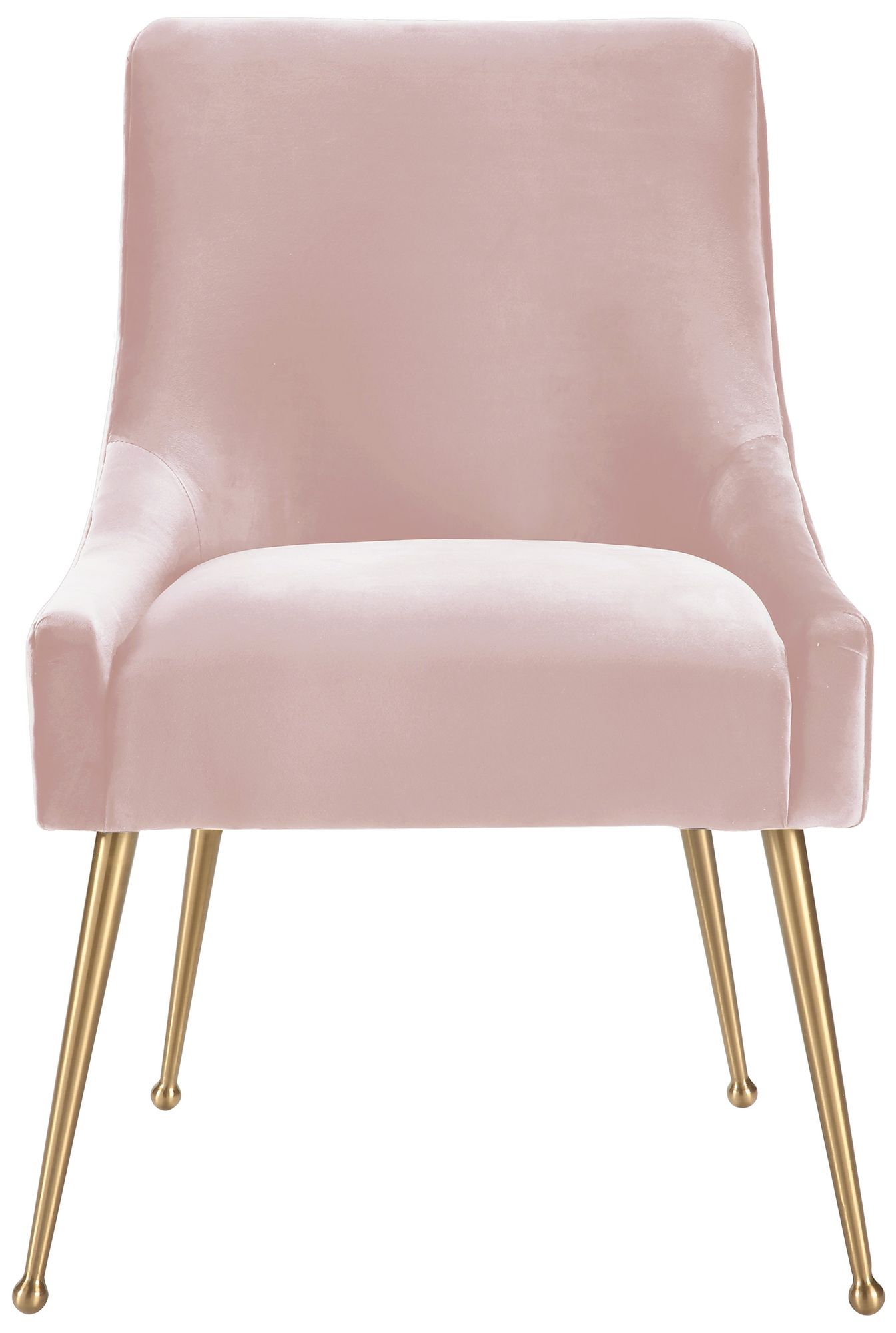 Image 3 Beatrix Blush Velvet Side Chair more views
