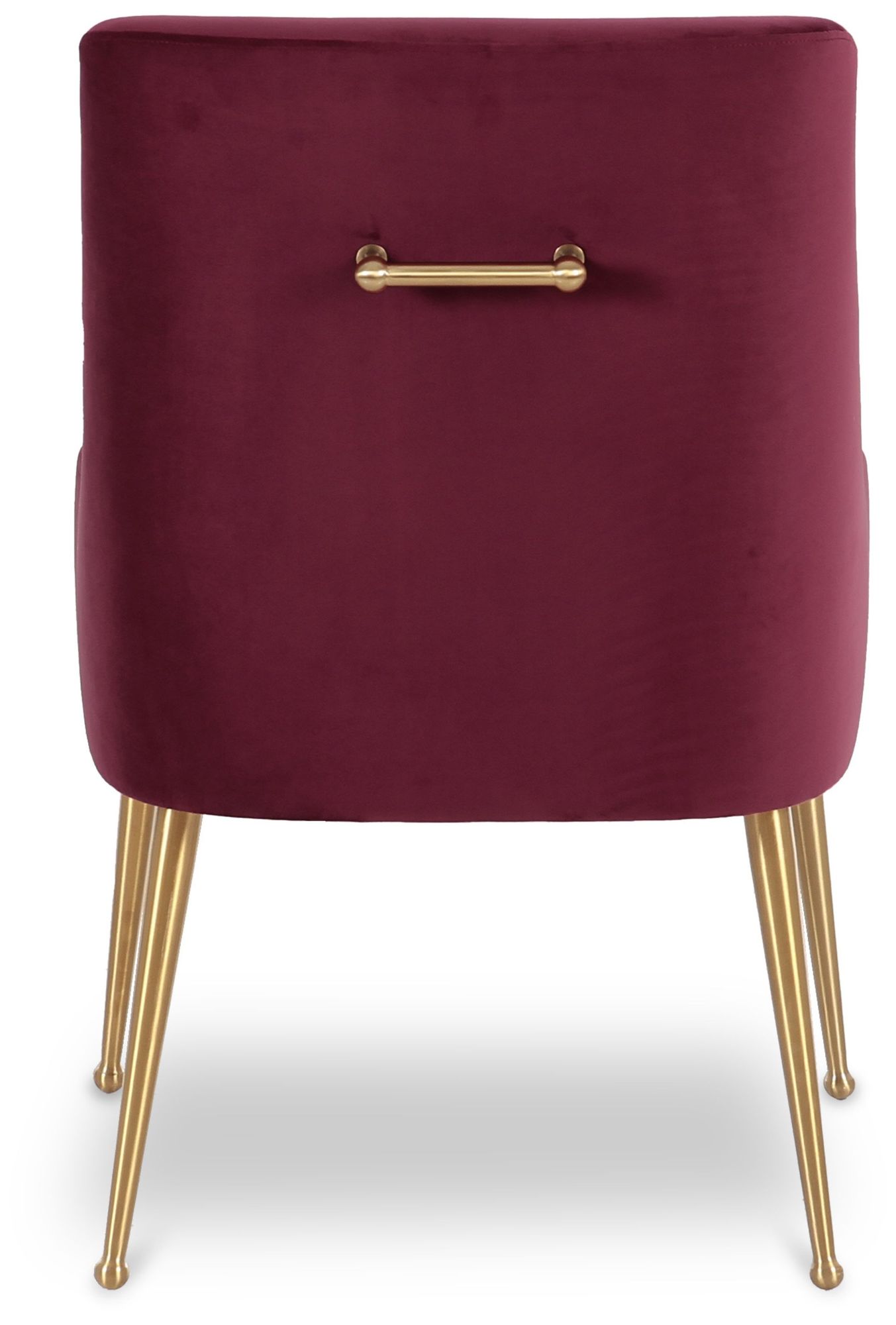 Image 3 Beatrix Burgundy Performance Velvet Dining Chair more views