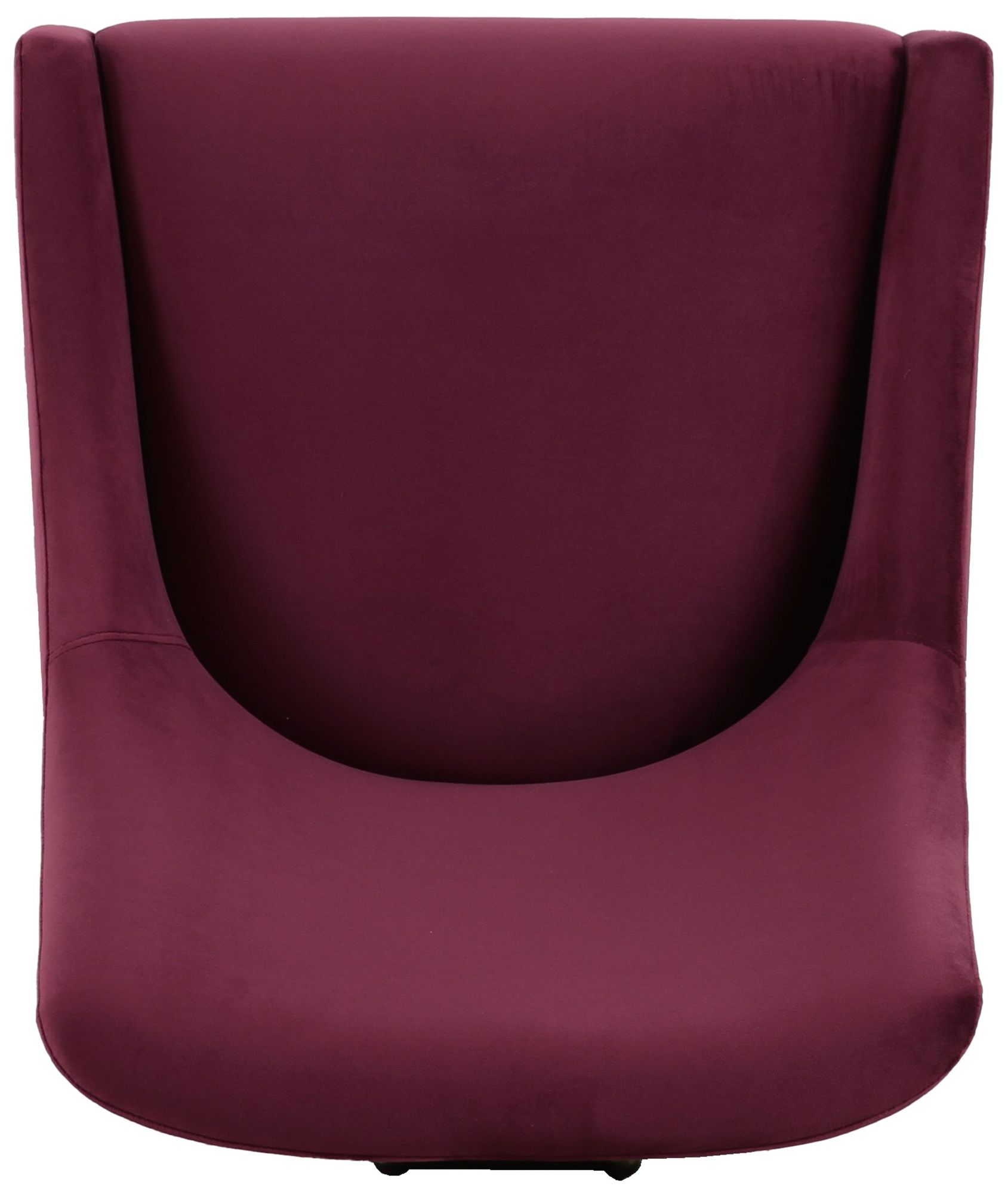 Image 4 Beatrix Burgundy Performance Velvet Dining Chair more views