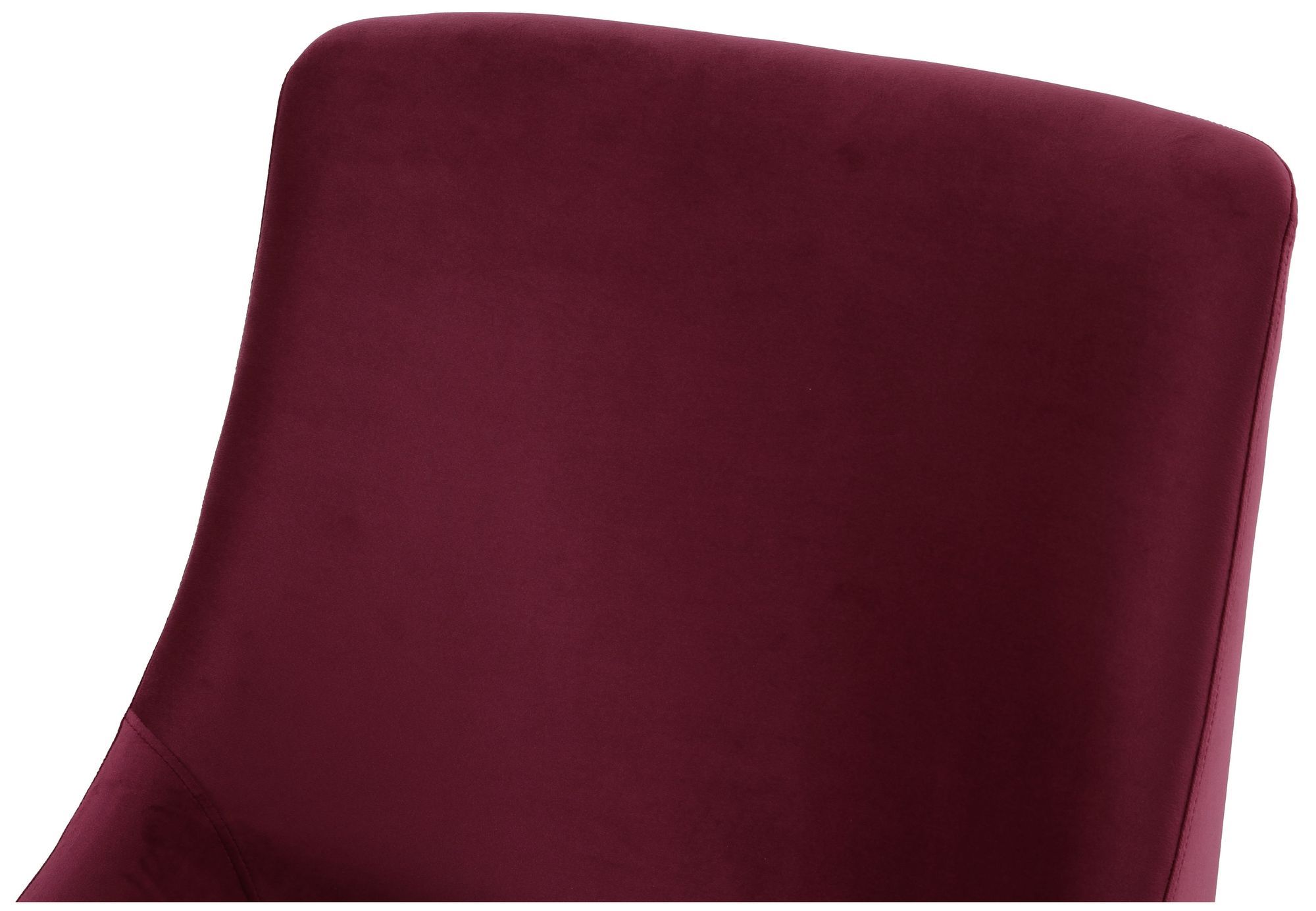 Image 5 Beatrix Burgundy Performance Velvet Dining Chair more views
