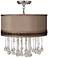 Beatrix Crystal 16" Wide Morell Silver Ceiling Light